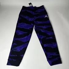 Jordan Jumpman Purple and Black Camo Fleece Sweatpants AV2316-494 Mens Sz M NWT