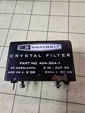 HEATHKIT CW Crystal Filter Part 404-284-1 For HW SB Series HAM Transceiver 400Hz