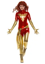 Women's Dark Red Phoenix Sexy Marvel X-Men Jean Grey Costume SIZE M (Used)