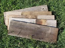 ON SALE! Reclaimed Old Fence Wood Boards - 6 Fence Boards 18" Weathered Planks