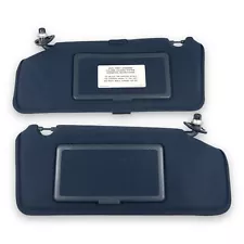 1988-1991 Oldsmobile Cutlass Supreme Driver & Passenger Side Sun Visor Pair Blue (For: 1989 Oldsmobile Cutlass Supreme)