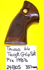 Taurus 66 357 Magnum PRE 1983 Early WOOD TARGET GRIP NICE CONDITION 24-805