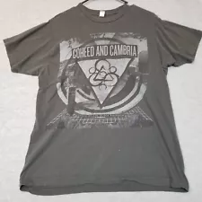 Coheed & Cambria Shirt Mens Medium Gray Year of the Black Rainbow