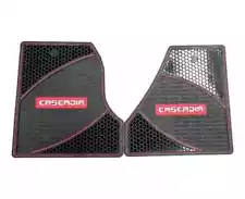 Freightliner OEM Rubber Logo Floor Mats for 2008 - 2015 Cascadia Evolution 2 PC (For: Freightliner Cascadia)