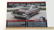 1962 PONTIAC GRAND PRIX 421 SUPER DUTY ORIGINAL 2004 ARTICLE