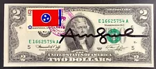 ANDY WARHOL - United States Federal Reserve Bank Note - Hand Signed Signature