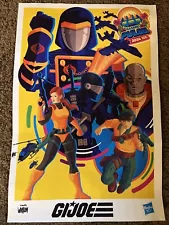 G.I. Joe Hasbro Pulse Poster Tom Whalen Signed SDCC Comic Con 2024 w PROOF RARE