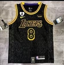 Nike Kobe Bryant Los Angeles Lakers Black Mamba City Edition Jersey 8/24