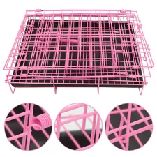 Dog Cages for Medium Dogs Indoor Pink Kennel Poodle Portable