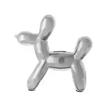 Balloon Dog Silver Bank Doubles Modern Art Balloon Animal Sculpture Lover Gift