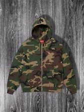 Supreme Small Box Zip Up Sweatshirt ‘Woodland Camo’ New Size XL (READY TO SHIP)