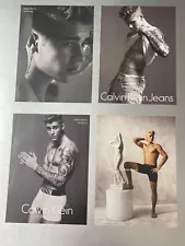 Calvin Klein Underwear Justin Bieber Magazine Advertisement Ads Lot