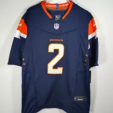 Patrick Surtain II Denver Broncos #2 football jersey, dark blue, embroidered