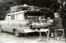 1957 Ford Ranch Wagon (Preparing A Meal) POSTER 24 X 36 INCH