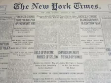 1924 JAN 8 NEW YORK TIMES - DINOSAUR EGG 10,000,000 YEARS OLD FOR SALE - NT 6808