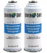 R 134a Refrigerant Replacement Cans- Coldest Refrigerant for Auto - 2 Pack