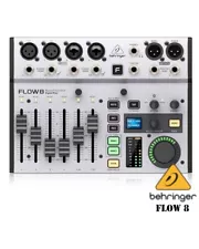 Behringer FLOW 8 8-Input Digital Mixer with Bluetooth Audio USB/Audio Interface