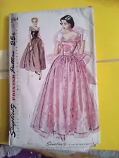 Vintage Simplicity Pattern # 2964 Uncut Dress Size 15