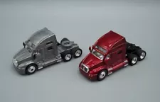 TWO “MATCHBOX” CONVOY Kenworth T-2000 **BARE ZAMAC and RED PAINTED** MINT