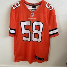 Nike Denver Broncos Color Rush Jersey Von Miller 58 Men’s Size Medium