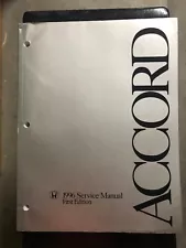 1996 Honda Accord Factory Workshop Service Manual - First Edition