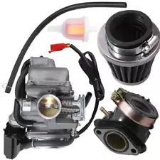 Carburetor 26mm Air Filter For GY6 150cc ATV Go Kart Scooter Kazuma Taotao Sun