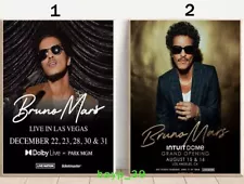 BRUNO MARS Live 2024 Intuit Dome Grand Opening LOS ANGELES Aug 15, 16 Poster