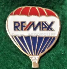 REMAX REALTY Lg 1" Hot Air Balloon Promo Lapel Pin Mint