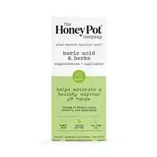 The Honey Pot Company 7 Day Boric Acid & Herbs Suppositories - NEW