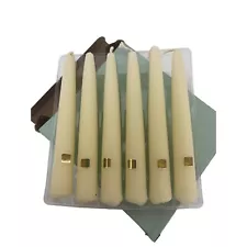 Partylite Hand Dipped Taper Candles 6 inch 15 cm Set of 6