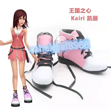 Hot Sale Kingdom Hearts 2 Kairi Boot Party Shoes Cosplay Boots Custom-made :d,