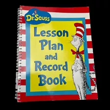 Dr. Seuss Cat In The Hat Lesson Plan Record Book 40 Weeks Undated