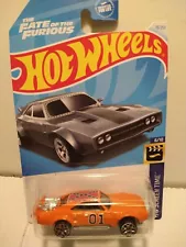 THE DUKES OF HAZZARD HOT WHEELS ICE DODGE CHARGER GENERAL LEE 1:64 DIECAST CAR