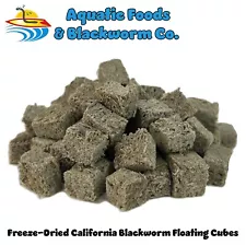 Freeze Dried California Blackworms - Perfect for Discus, Cichlids & More