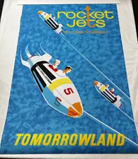 Disneyland -Tomorrowland, Rocket Jets Attraction 36" x 54" Poster