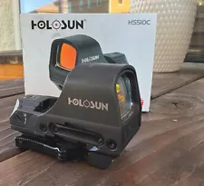 HOLOSUN HS510C 2 MOA Open Reflex Circle Dot Solar Power Holographic - Red Sight