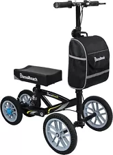 Blessreach Knee Walker Scooter All-Terrain Foldable Disc Brake for Foot Injuries