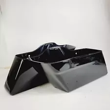 2021 Harley Davidson Street Glide Saddlebags Bottoms Vivid Black - Needs Paint