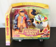 Rescue Heroes Wildlife Team Bob Sled & Tundra 2003 With DVD Fisher Price New