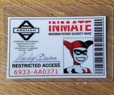 Batman ID Badge-Arkham Patient Harley Quinn Animate cosplay costume