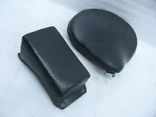 Bates Solo Seat & Pillion Pad Harley Knucklehead Panhead Shovelhead Sportster