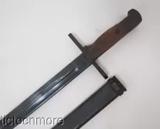 WWII JAPANESE TYPE 30 ARISAKA MATSUSHITA KINZOKU ARSENAL BAYONET & SCABBARD