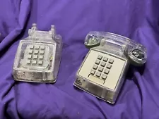 Clear Western Electric 2500 Telephones With Handset