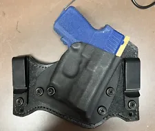 IWB Leather right hand holster for Kahr P380 With CT Laserguard