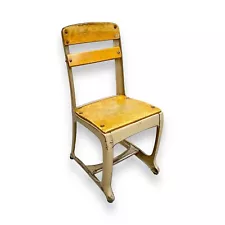 Vintage School Room Chair Envoy D Patent 126710-13 Industrial Style