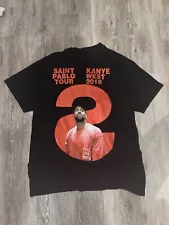 Kanye West Saint Pablo Tour Shirt 2016 Y2K Grail Mens Medium