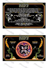 1979 Bally Kiss Instructions Cards Custom Pinball Pinball Pinball