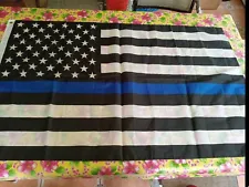 3'x5' Thin Blue Line Police Lives Matter Law Enforcement American USA US Flag