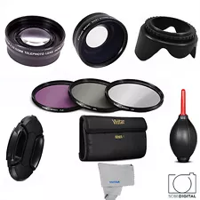 6 LENS KIT + GIFTS CANON EOS REBEL DSLR CAMERAS WITH 18-55MM LENS T3 T3I T5 T4