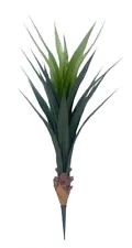 Artificial Tree Palm Bush Plant INDOOR OUTDOOR Yucca 43" Spike for Easy Planting